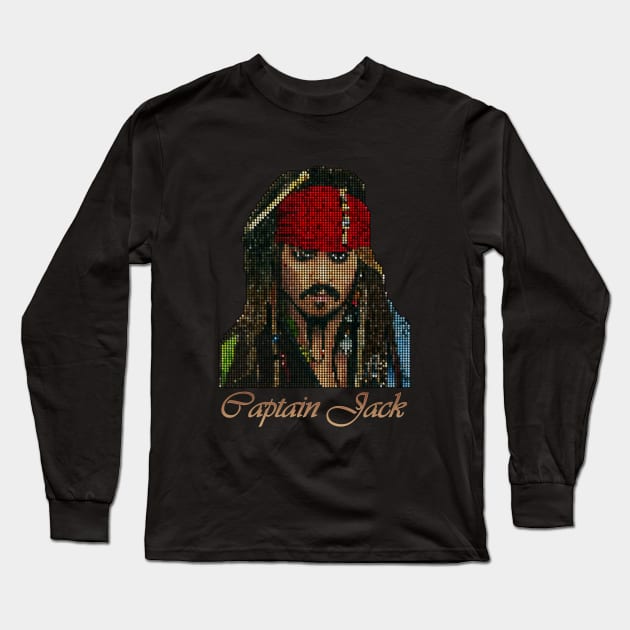 Jack Sparrow - Johnny Depp Long Sleeve T-Shirt by raaak